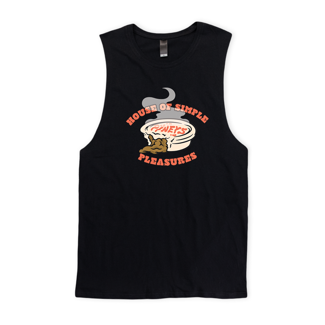 SIMPLE PLEASURES MUSCLE TEE