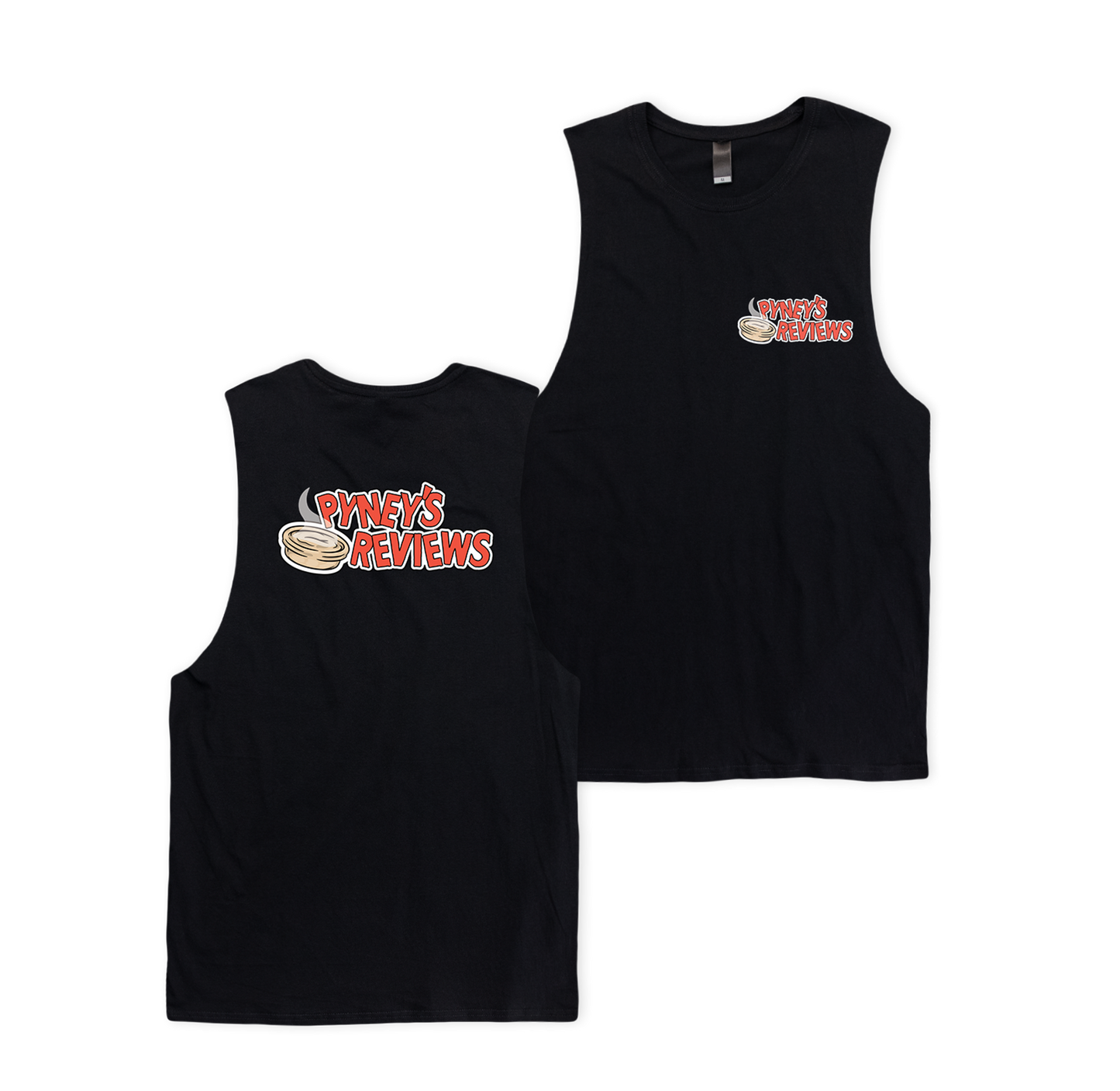 PYNEYS PIE REVIEWS MUSCLE TEE