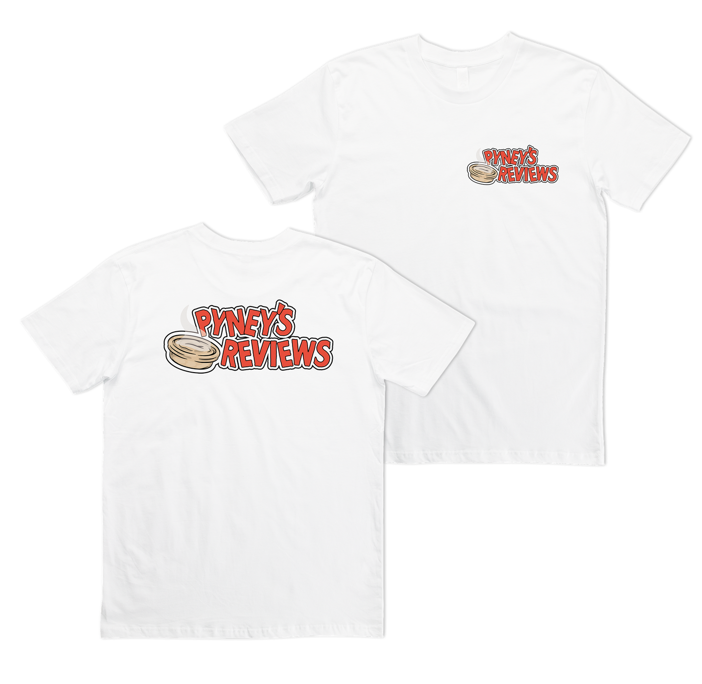 PYNEYS PIE REVIEWS T-SHIRT