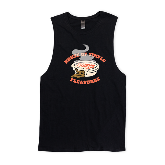 SIMPLE PLEASURES MUSCLE TEE