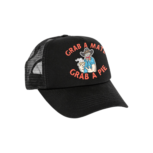 GRAB A MATE PRINTED TRUCKER HAT